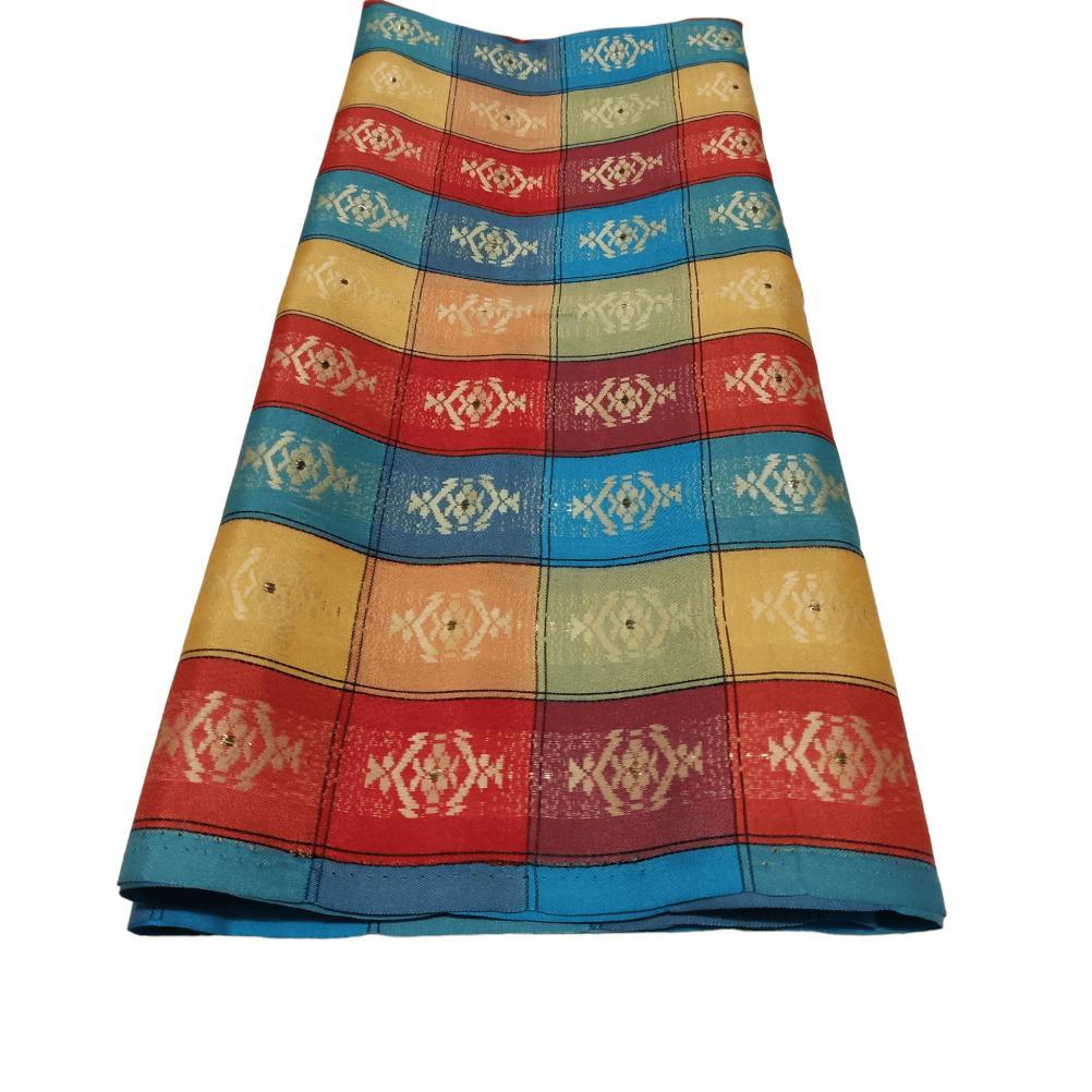 Terlaris Sarung Bugis Kotak Kadei Asli Sutera Makasar - Songket Motif Kotak - Songket Terbaru - Song