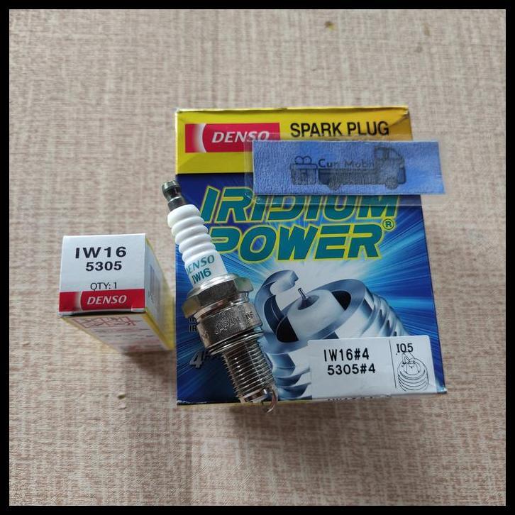 DISKON BUSI DENSO IRIDIUM IW16 FORSA GLX, STARLET, HIACE, HARDTOP, L300, T120 