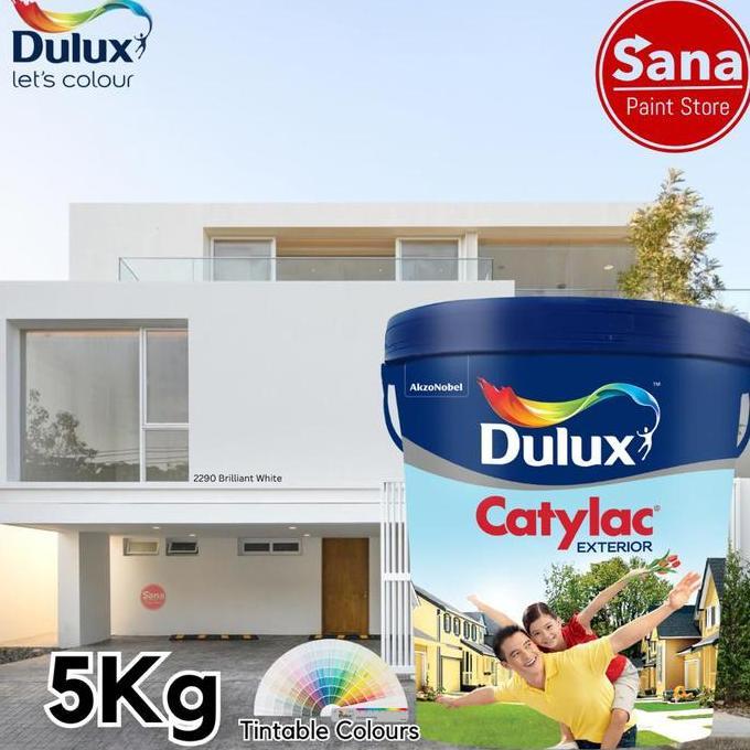 Wrnawrni- Cat Dulux Catylac Exterior 5 Kg Putih