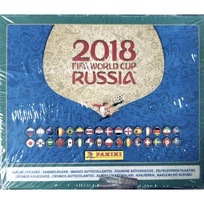 Ready Panini 2018 FIFA World Cup Russia Official Sticker Collection Box (104 Packets)