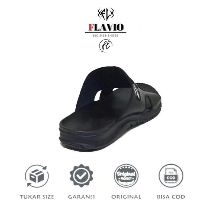 DISKON SANDAL SELOP CASUAL PRIA KULIT ASLI 100% ORIGINAL | UKURAN BESAR & KECIL 39-48 | SENDAL BAPAK