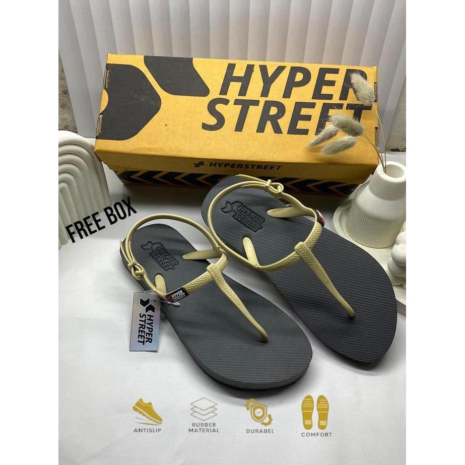 FREE ONGKIR SANDAL HYPERSTREET / SANDAL SLEMPANG CEWEK SIZE 36-40 WANITA KARET SENDAL JEPIT FLEKSIBE