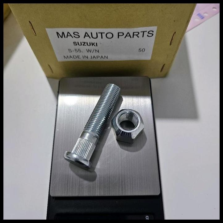 TERLARIS BAUT RODA SUZUKI SWIFT VITARA IGNIS 1.25 PANJANG 5.8CM MERK MAS 