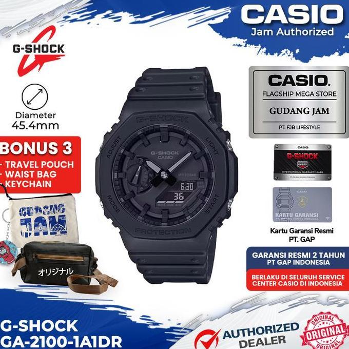 G-Shock GA-2100-1A1DR GA2100 GA 2100 1A1DR FULL BLACK