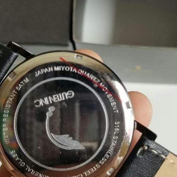 GUTEN INC Sincere 3.0 All Black Watch Jam Tangan Pria Orinal Resmi