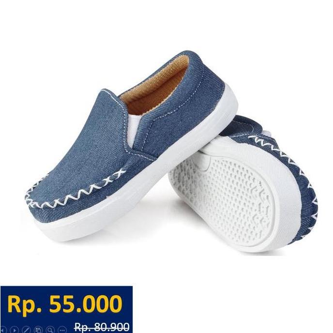 NEW SEPATU SLIP ON ANAK LAKI-LAKI UMUR 1 2 3 TAHUN - BAYI CEWEK COWOK LUCU BEST
