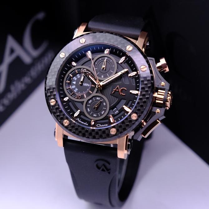 ALEXANDRE CHRISTIE AC 9205 CARBON ROSEGOLD BLACK. ORINAL