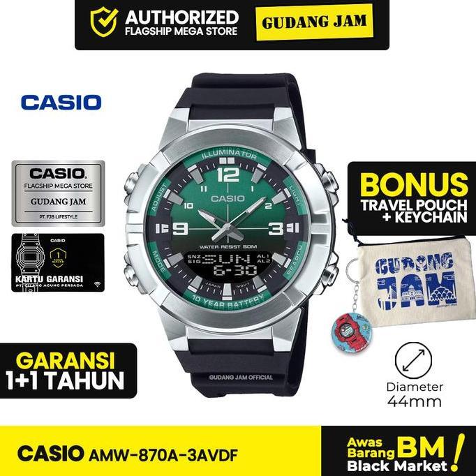 Casio Pria AMW-870A-3AVDF AMW-870A-3A AMW-870A AMW870A AMW 870A