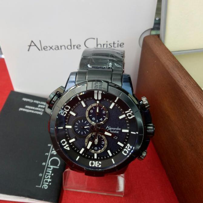 Jam Tangan Pria Alexandre Christie AC 6554MC All Stainless Grey