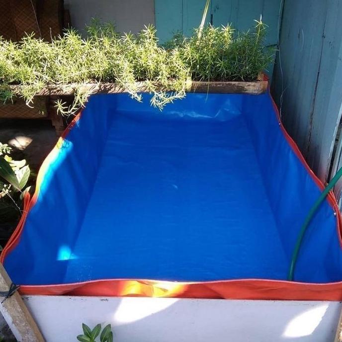Kolam Terpal Ikan terpal kolam Tipe A5 A8 A12 terpal kolam kotak