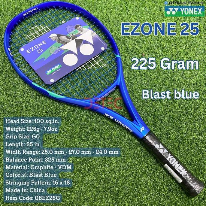 TERBARU Yonex EZONE 25 225g Blast Blue - raket tenis BISA GRAB