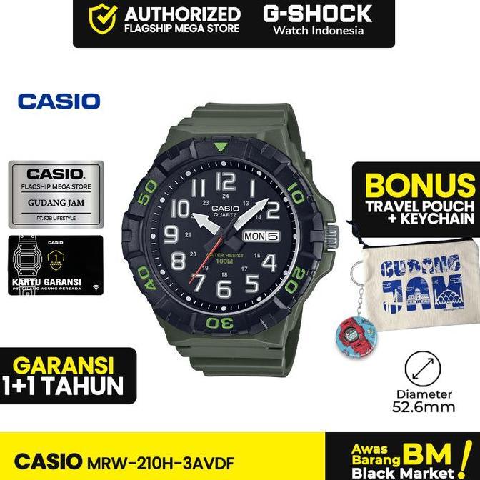 Casio General MRW-210H-3AVDF MRW-210H MRW-210 MRW210H MRW 210H