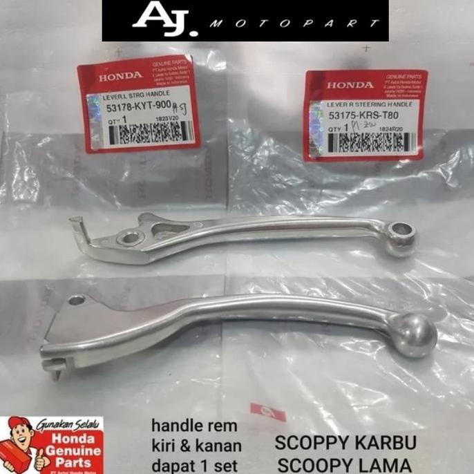 Handle Rem Kiri Kanan Scoopy Karbu Scoopy Lama 1Set Sesuai Gambar Ori Restock