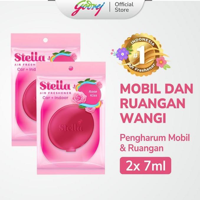 Lgsngkirim- Stella Daily Freshness Pengharum Ruangan - Rose Kiss Isi 2