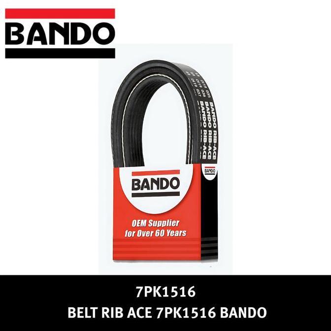 Vanbelt 7Pk1516 Bando Belt Rib Ace 7Pk 1516 Fanbelt Vbelt Tali Kipas Van Belt Hemat