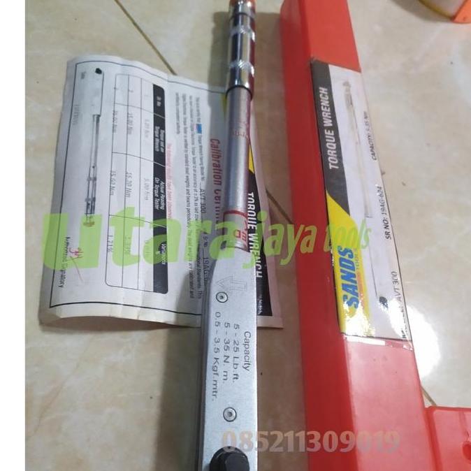 Promo Kunci Moment AVT 300 5 - 35 NM SANDS Kunci torsi 0,5 - 3,5 kg Diskon