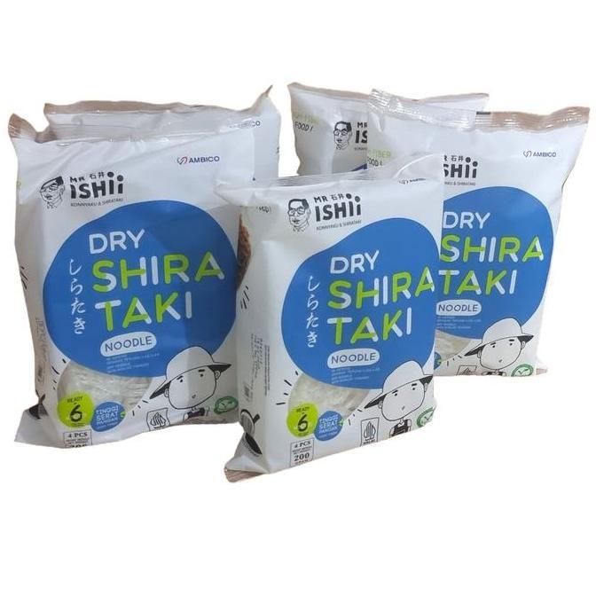 Mie mi shirataki sirataki porang konnyaku konjac konyaku Noddle kering untuk diet 200 Gram (Pack)