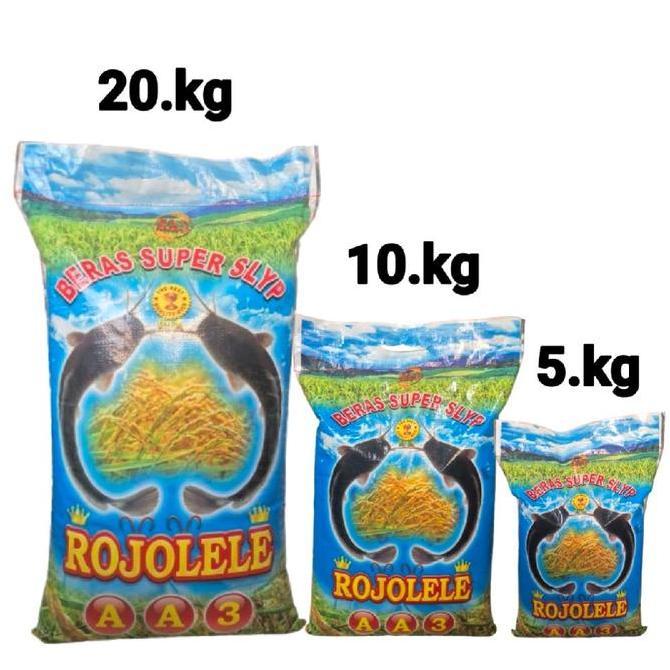 ROJOLELE BERAS ROJOLELE AA3 5KG 10KG & 20KG Rice Putih Pulen Putih Bersih Toples Food