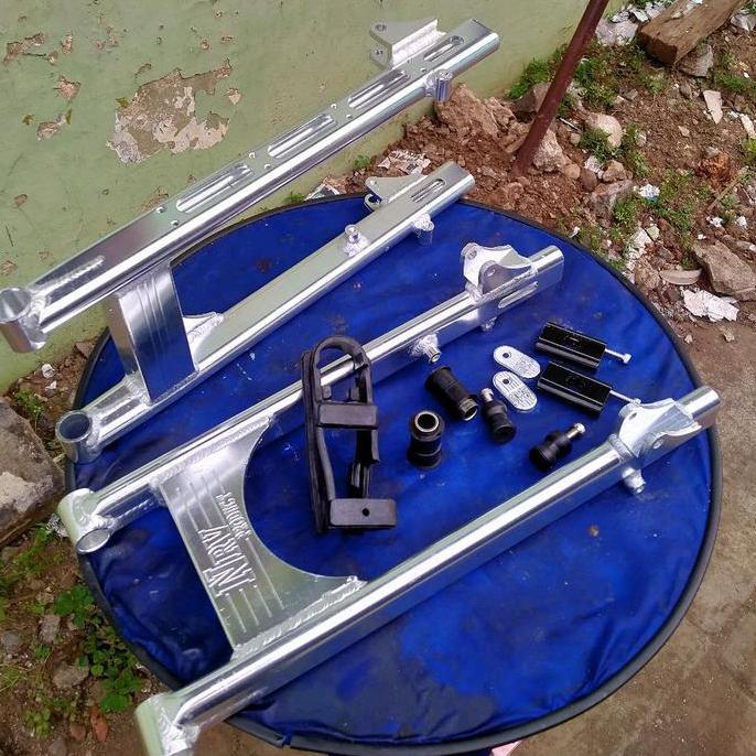 SWING ARM NRV AITECH PNP GLPRO GLMAX MEGAPRO BAHAN ALMUNIUM 4MM MODEL COAK DAN POLOS FULL SET ORIGIN