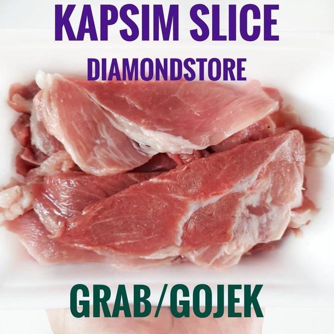 DAGING BABI KAPSIM SLICE 1KG