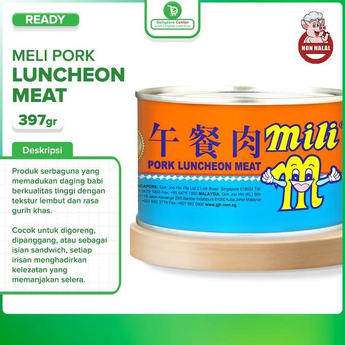 Maling Pork Canned Food Ham Babi TTS / FYF / Gulong 397gr