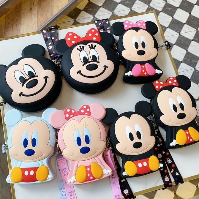 Tas Selempang Anak Jelly Rubber UKURAN BESAR Silikon Karakter