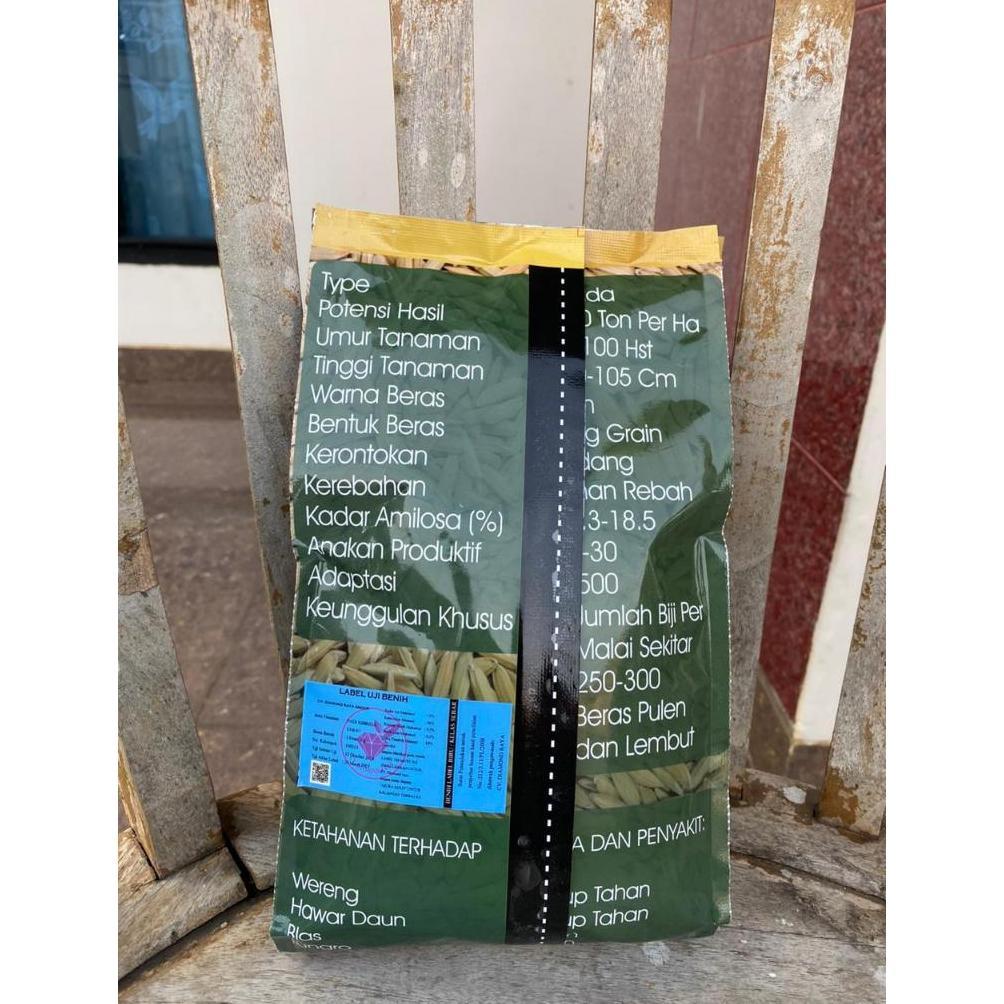 Bisa Cod Benih Padi Asura Gold Hybrida F1 Asli Label Biru | Saingan Mapan 05 | Asli Cv Diamond Raya 