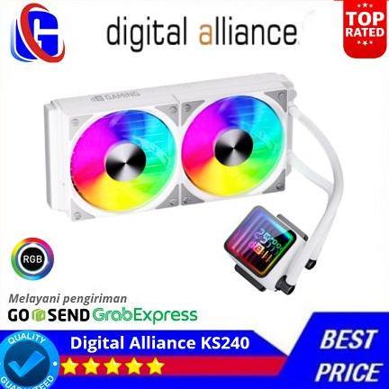 DIGITAL ALLIANCE KAZE 240 WITH DIGITAL CELSIUS ARGB LIQUID CPU COOLE ORIGINAL DAN TERPERCAYA