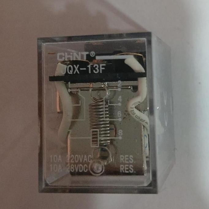 Spesial Chint Relay 8 Kaki Pin Jqx-13F 24Vdc 220V