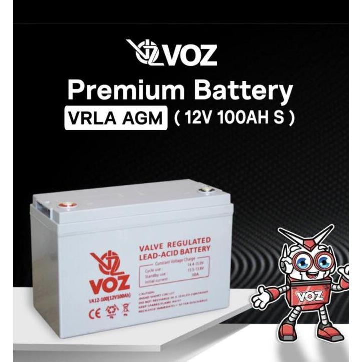 Aki Baterai VOZ VRLA 12V 100Ah Solar - Aki UPS VOZ 12V100Ah