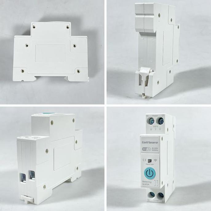 Terjangkau Kwh Meter Smart Wifi Taffware Din Rail 1P 63A Mcb Alat Pengukur Listrik Timer Otomatis