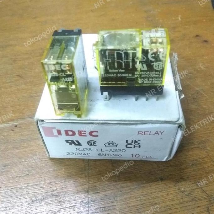Miliki Relay Idec Rj2S-Cl-A220 / Rj2S-Cl-A220 220Vac / Rj2S Cl 220V