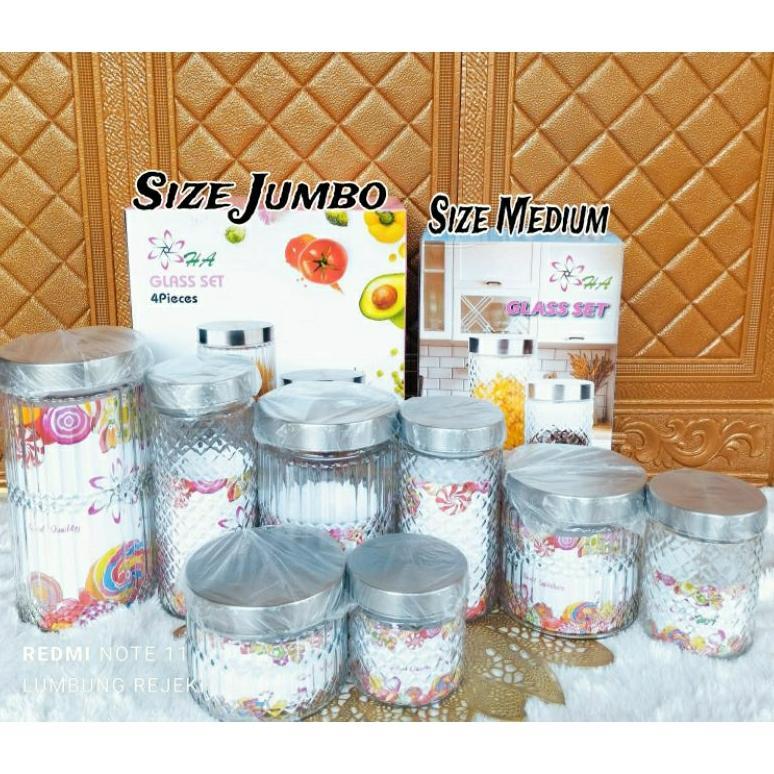 TOPLES SET KACA DIAMOND JUMBO / TOPLES CRISTAL ISI 4PCS HA JUMBO / TOPLES CRISTAL SET KACA 4PCS / TO