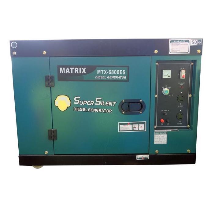 Matrix Genset Super Silent Solar Mtx 6800 Es Generator Set 5000 Watt