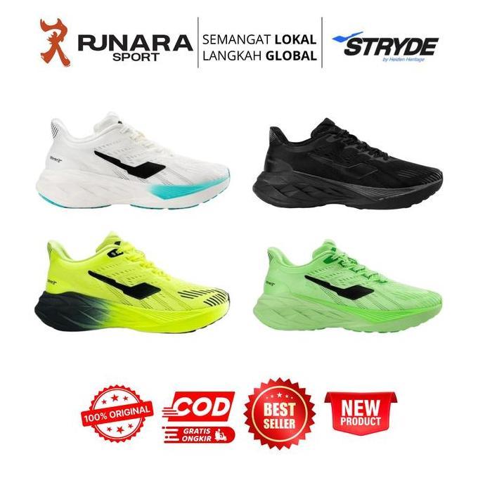 Sepatu Running Heiden Heritage Stryde Raven