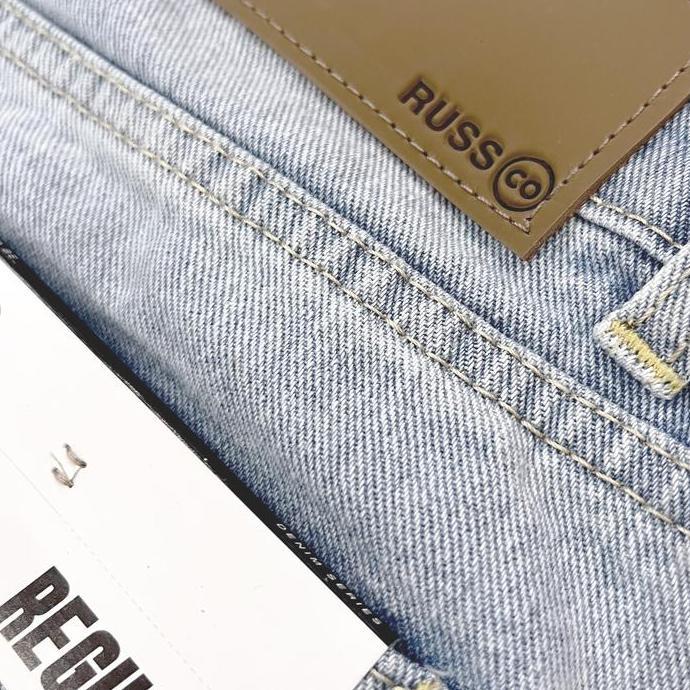 Russ Pants Denim Brandon Lht Blue Fit Celana Panjang Jeans Pria Dewasa
