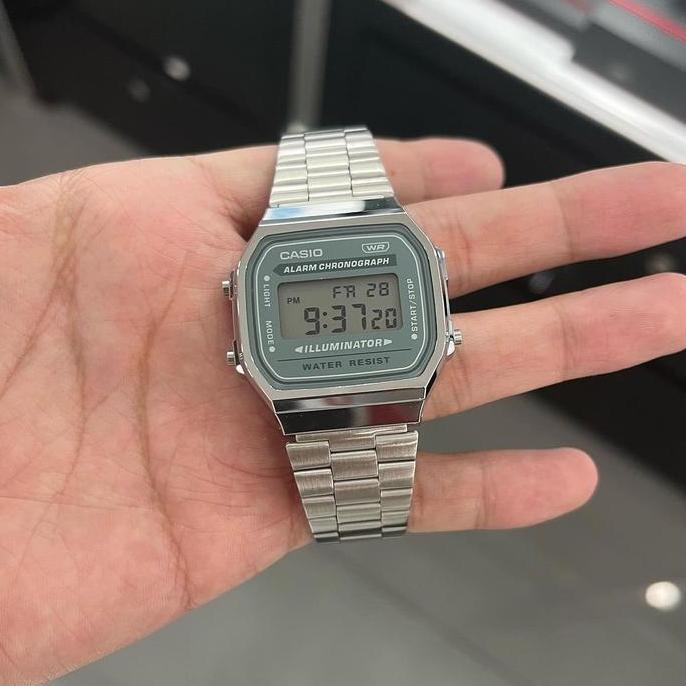 Casio Vintage A168WA-3AYDF / Casio A168WA-3A Orinal & Garansi