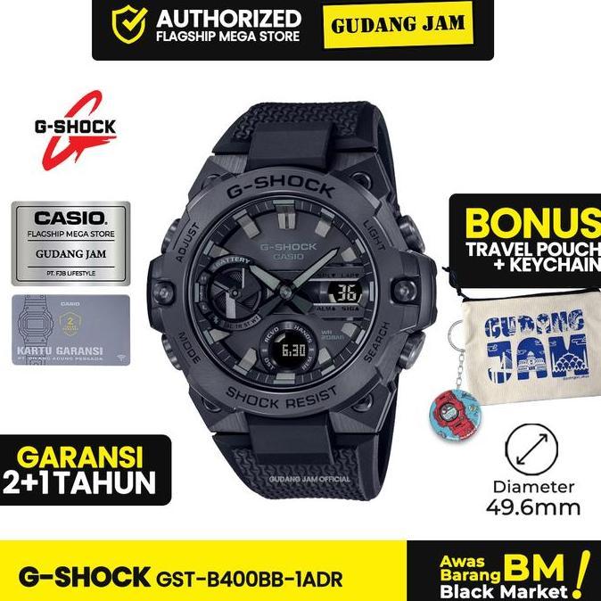 Jam Tangan Casio G-Shock Pria GST-B400BB-1ADR GST-B400GST-B400 GSTB400