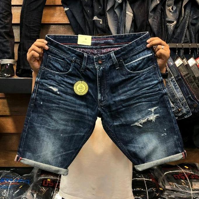 Celana Pendek Lecaso Orinal / Celana Pendek Reguler-Fit / Celana Jeans Cowok / Celana Pria Ori Impor