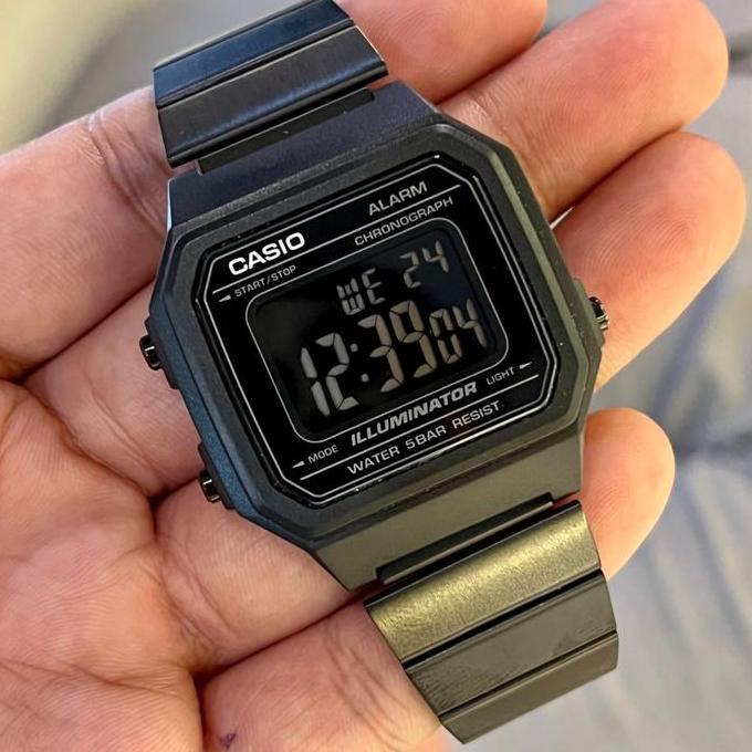 CASIO B650WB-1BDF Jam Tangan Unisex Dital B650WB-1B Hitam B650WB 1BDF