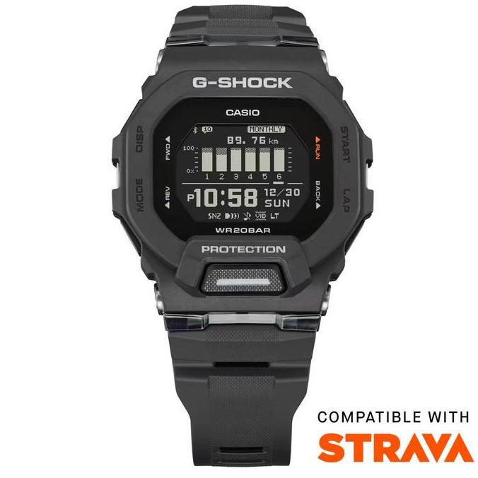 Casio G-SHOCK GBD-200-1DR Jam Tangan Pria Dital GBD200 G-SQUAD