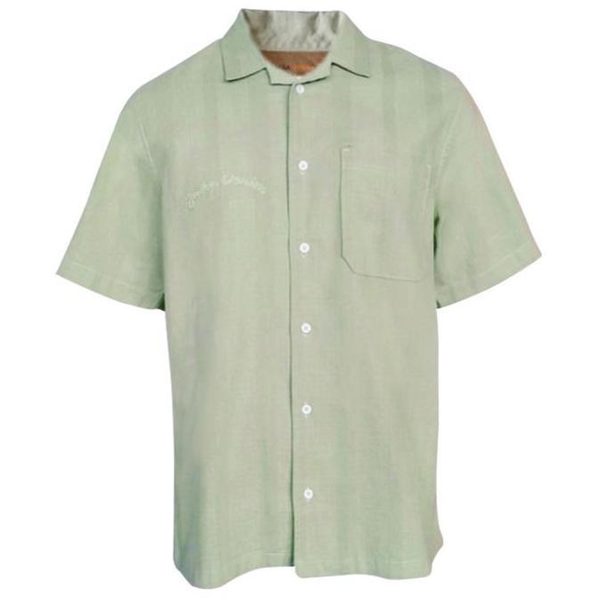 Emba Denim - Dominico Kemeja Pria Relaxed Fit Pendek Baju Kain Basic