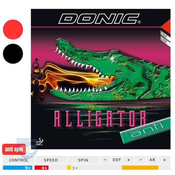 DONIC Alligator Anti Karet Pingpong Anti Spin