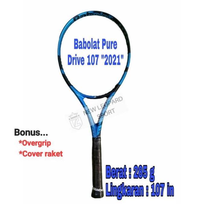 Raket tenis Babolat PURE DRIVE 107 2021 Blue 285gr 107"