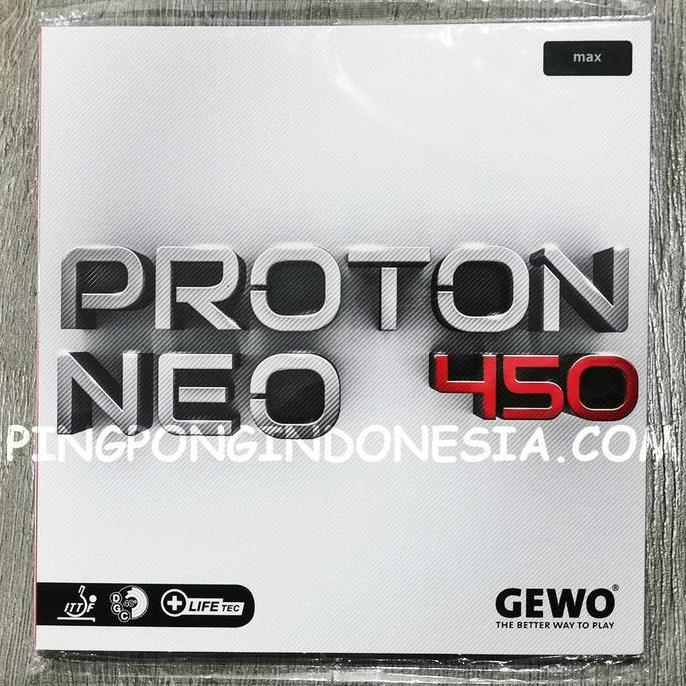 Gewo Proton Neo 450 - Karet Pingpong Rubber Tenis Meja Bet Bat