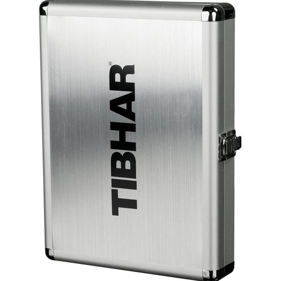 Tibhar Alumunium Case tempat case 1 bat pingpong 3 bola tenis meja