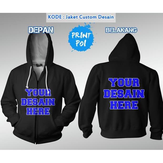 Jaket Custom Desain FullPrint [ Anime Full Print]
