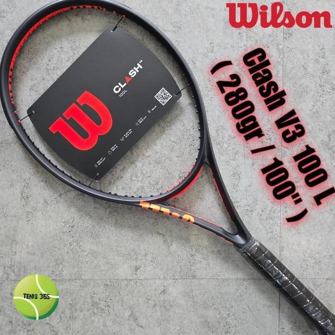 Raket Tenis Wilson Clash V3 100 L ( 280gr / 100" )