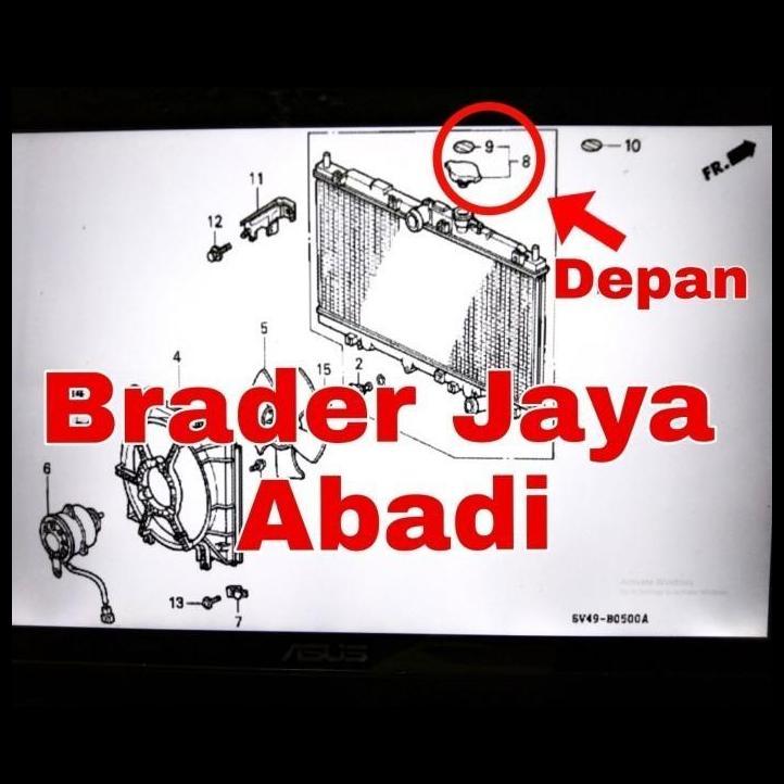 TERMURAH TUTUP COVER CAP UKURAN 1.1 AIR RADIATOR MOBILIO BRIO FREED STREAM JAZZ BRV CITY Z GM GN5 CR