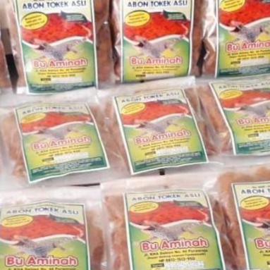 Abon Tokek Bu Aminah Asli Uk 50 Grm Termurah Terlaris